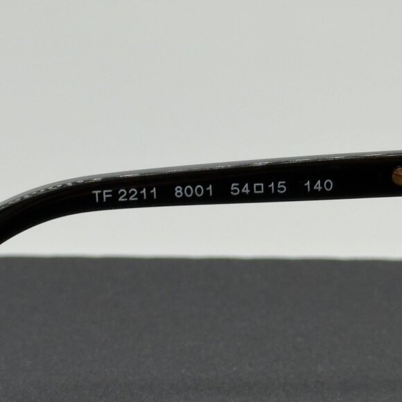 Tiffany & Co. Eyeglasses Frame Only TF 2211 8001 54-15-140 Black Gold - Picture 10 of 12